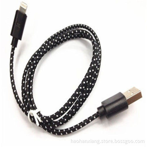 Colorful braided wire for iPhone 5